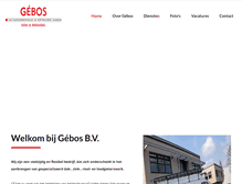Tablet Screenshot of gebos.nl
